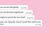 With you, I guarantee love can always be gentle.