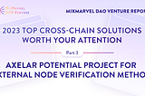 2023 Top Cross-Chain Solutions Worth Your Attention: Axelar — Potential Project for External Node…