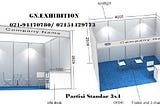 stand r8 ukuran 3x4 m buat pameran 081316140397 | 087808890027