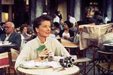 Katherine Hepburn in SUMMERTIME lacked the vocabulary of dating apps but faced the same obstacles…