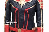 Captain Marvel Carol Danvers Leather Jacket