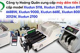 máy đếm tiền xiudun chính hãng