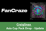 Asia Cup — August 26th Pack Drop Update