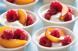 Peach Raspberry Yogurt — Day 27 of 30 Snack Recipes