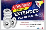 Cowrium Presale Extension