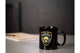 This coffee mug is police chief-certified