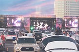 What it’s like attending a drive-in concert