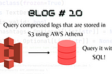 An image that contains two drawings: AWS Athena and a database. It represents the blog title.