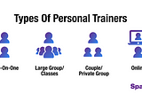 What are personal training, personal trainer, and the type of trainers?