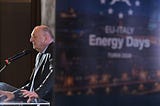 Il ministro dell’Ambiente Gilberto Pichetto Fratin agli Energy Days del Politecnico di Torino.