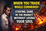 When You Trade While Cornered: Staying Sane in the Market Without Losing Your Soul