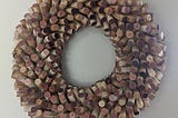 How to make a wine cork wreath