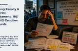 Kwong Penalty & Interest Abatement: What COVID-19 Tax Deadlines Mean for Your IRS Account