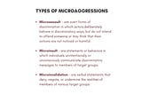 Beware of Microaggressions Through Microinvalidations