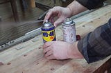 How to Clear the Opening on a Spray Can