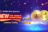 We Are Adding New Coins and Increasing Our Trading Leverage Terms