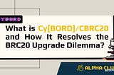 What is Cy[BORD]/CBRC20 and How It Resolves the BRC20 Upgrade Dilemma