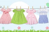 Some notes for laundry of baby smocked clothing