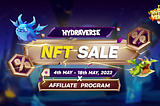Hydraverse’s NFT Sales x Affiliate Program: When and How?
