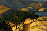 Sunrise near Los Vaqueros Reservoir in California, USA