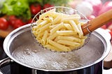 Is eating boiled pasta unethical?