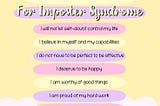 Imposter syndrome