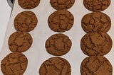 Spiced Molasses Cookies