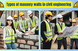 Types of masonry walls in civil engineering