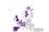 A fraction of European regions account for a majority of covid deaths