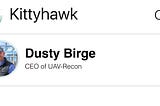 Kittyhawk Q&A with Dusty Birge, CEO of UAV-Recon