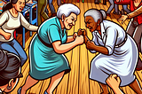 Defense, Declarers and Dummies … My Momma’s Bridge Brawl