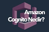 Amazon Cognito Nedir?