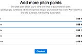 Add more pitch points