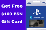 Free PSN Gift Card!