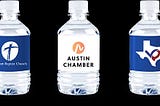 Custom label bottled water