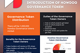 Introduction of Howdoo Governance Token