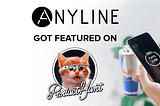 Anyline got featured on Product Hunt!