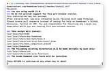 使用 Homebrew 安裝 Apple 預設沒有的程式。