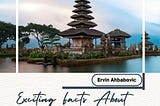 Ervin Ahbabovic About Indonesian Culture