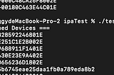 透過Bash查看ipa 的Provisioned Devices