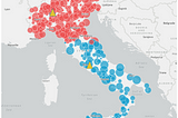 Customers Geolocations and Two Hub sites