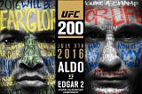 Notes on UFC 200
