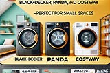 Top 3 Compact Dryers: BLACK+DECKER, Panda, and COSTWAY — Perfect for Small Spaces