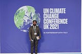 Representing YOUNGO at COP26, Glasgow