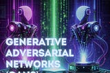BADFI Tech explores the cutting-edge world of Generative Adversarial Networks (GANs), showcasing innovation in AI and deep learning through vibrant, neon-lit visuals that highlight key concepts, challenges, and applications