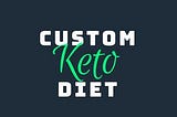 custom keto diet meal plan