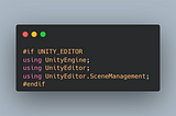 Open a scene from the Unity editor menu