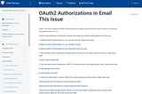 OAuth2 Authorizations in Email This Issue App in Jira Instance