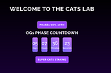 Welcome To The Meow-tastic Cats Lab Weekly Report! 🐱🚀