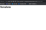 EC2 Provisioning with Terraform